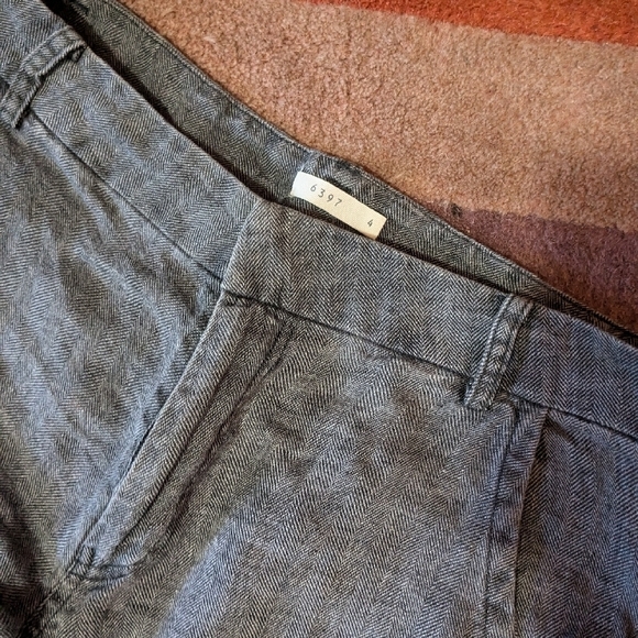 Brand 6397 Gray Linen Pants 4 - Picture 4 of 7